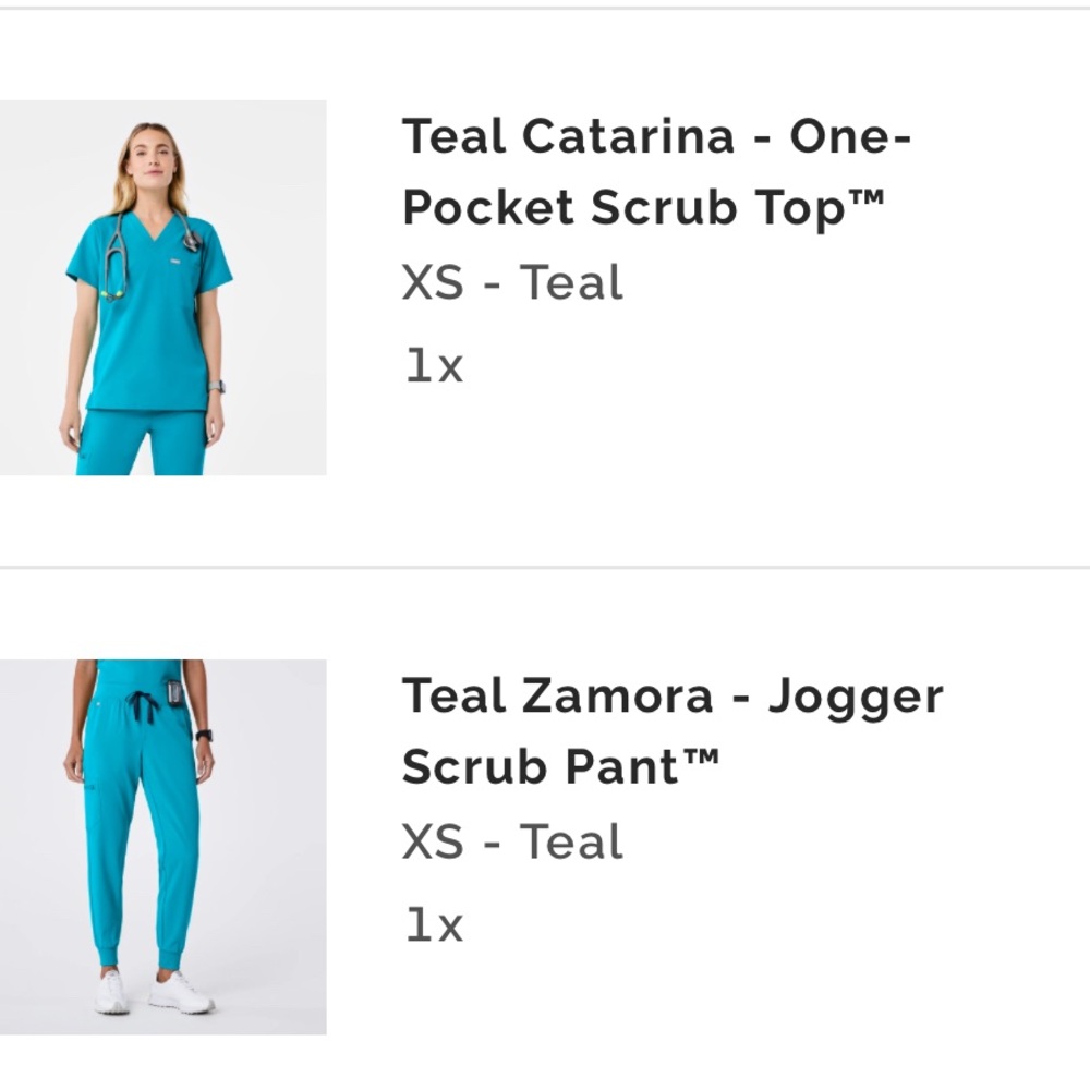 Figs Scrub Set - Top and Jogger Pants